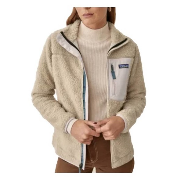 Patagonia Jackets & Blazers - NEW Patagonia Classic Retro X Fleece Full Zip Jacket Cream Dark Natural Small
